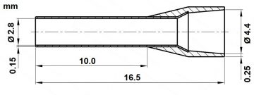 KABEĻU UZGALIS TUL-4/10/DIN-G*P100